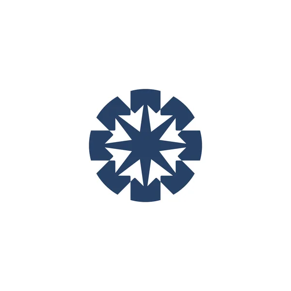 Простой Символ Одежды Промышленности Простой Логотип Текстильного Использования — стоковый вектор