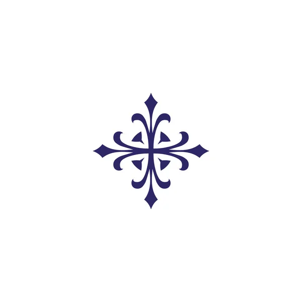 Symbole Simple Industrie Habillement Logo Simple Usage Textile — Image vectorielle