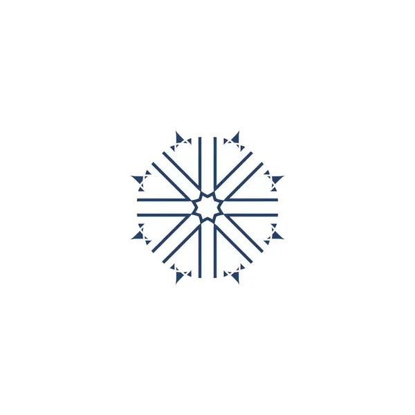 Símbolo Simples Indústria Vestuário Logotipo Simples Para Uso Têxtil — Vetor de Stock