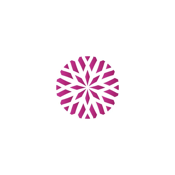 Logotipo Ícone Simples Redondo Para Têxteis Ilustração De Stock