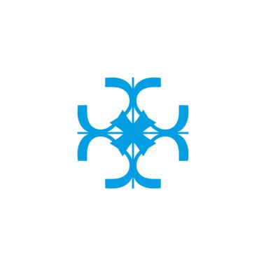 Anadolu Kültür Motifi Soyut Halı ve Halı Deseni Logosu Türk Tasarım Şablonu Vektörü a116