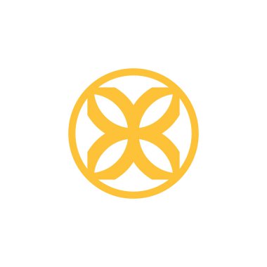 Anadolu Kültür Motifi Soyut Halı ve Halı Desenli Logo Türk Tasarım Şablonu Vektörü a59