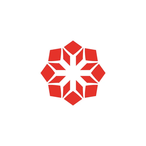 Anadolu Kültür Motifi Soyut Halı Halı Desenli Logo Türk Tasarım — Stok Vektör