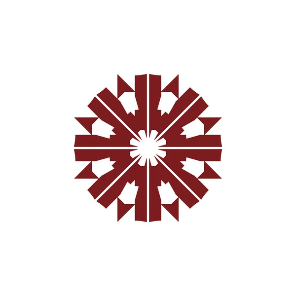 Anatolische Kultur Motiv Bunte Abstrakte Teppich Und Teppichmuster Logo Türkisches — Stockvektor
