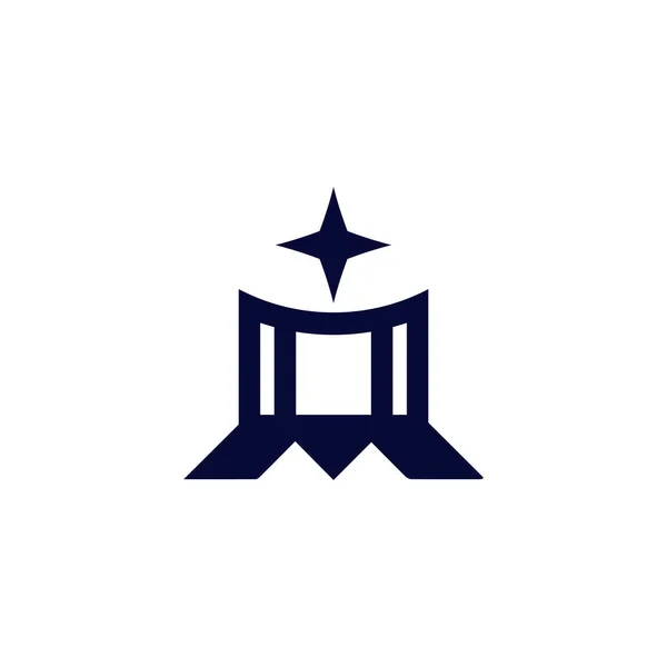 Utbildning Logotyp För Skolor Enkel Logotyp Skolan Ikon — Stock vektor