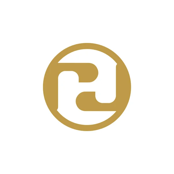 Logo Ontwerp Gemakkelijk Pakkend Symbool Aa1 — Stockvector