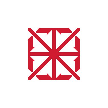 Biçim Lüks Fikir Deseni Eşsiz Renkli Mandala Logosu Tasarım Şablonu Vector a11