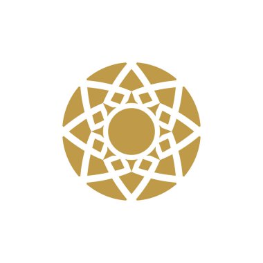 Biçim Lüks Fikir Deseni Eşsiz Renkli Mandala Logosu Tasarım Şablonu A27