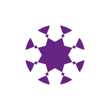 Biçim Lüks Fikir Deseni Eşsiz Renkli Mandala Logosu Tasarım Şablonu A83