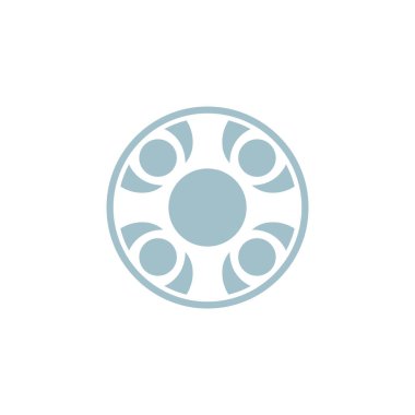 Biçim Lüks Fikir Deseni Eşsiz Renkli Mandala Logosu Tasarım Şablonu Vector a85