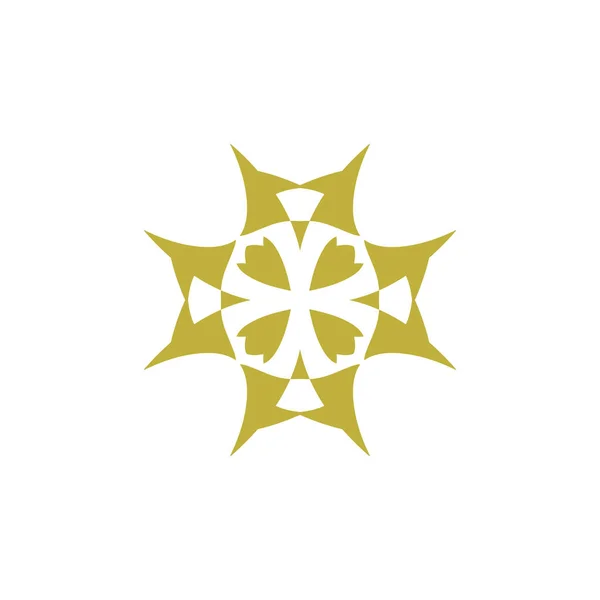Vzor Stylu Luxusní Nápad Jedinečné Barevné Abstraktní Mandala Logo Design — Stockový vektor