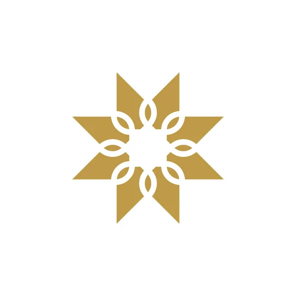 Style Luxury Idea Pattern Egyedülálló Színes Kivonat Mandala Logo Design — Stock Vector