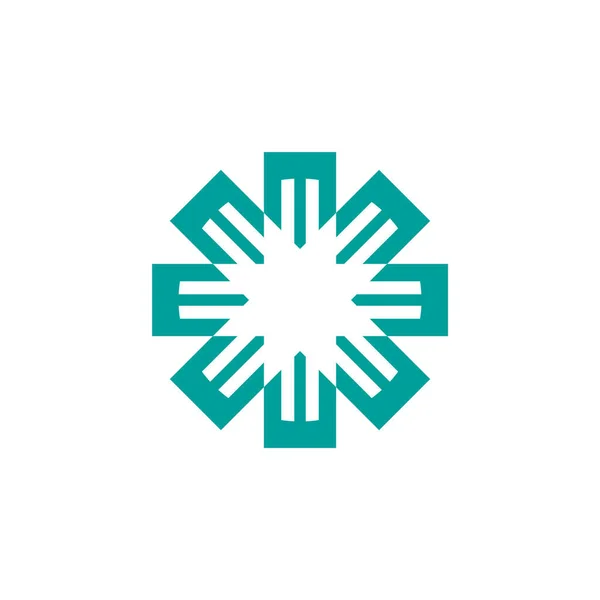 Estilo Idéia Luxo Padrão Único Colorido Abstrato Mandala Logo Design —  Vetores de Stock