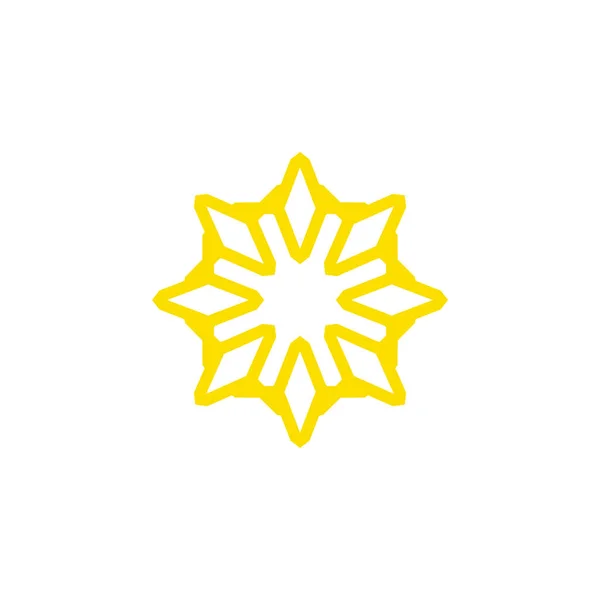 Modèle Conception Logo Abstrait Coloré Unique Mandala Modèle Idée Luxe — Image vectorielle