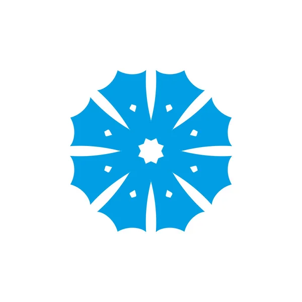 Estilo Idéia Luxo Padrão Único Colorido Abstrato Mandala Logo Design — Vetor de Stock