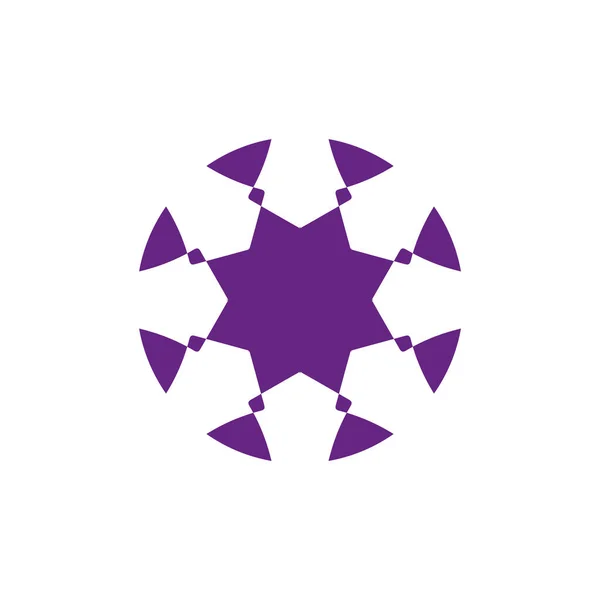 Styl Luksusowy Wzór Idea Unikalny Kolorowy Streszczenie Mandala Logo Projekt — Wektor stockowy