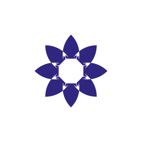 스타일 아이디어 Abstract Mandala Logo Design Template Vector A96 — 스톡 벡터
