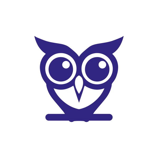 Logotipo Coruja Logotipo Pássaro Sábio Logotipo Símbolo Coruja Para Educação Vetor De Stock