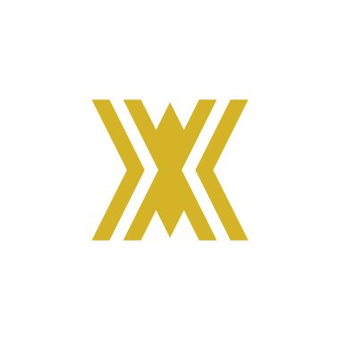 Modern yaratıcı harf X logosu Soyut iş logosu Yaratıcı dinamik logo