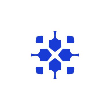 Premium monogram logosu Lüks hat logoti Evrensel sembol vektör tasarımı