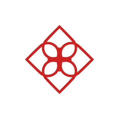 Premium monogram logosu Lüks hat logoti Evrensel sembol vektör tasarımı