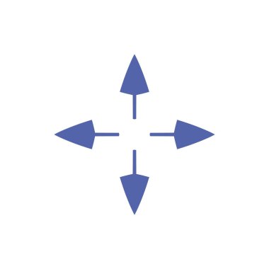 Vektör simgesi 4 köşeli şans sembolü iyi niyet logosu