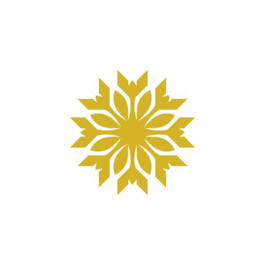 Köşeleri sivri olan vektör simgesi