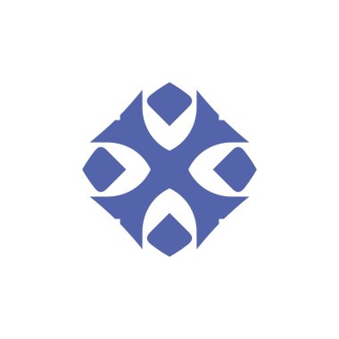 Köşeleri sivri olan vektör simgesi