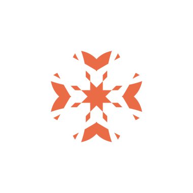 Köşeleri sivri olan vektör simgesi