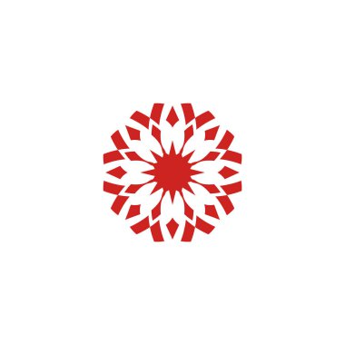 Köşeleri sivri olan vektör simgesi