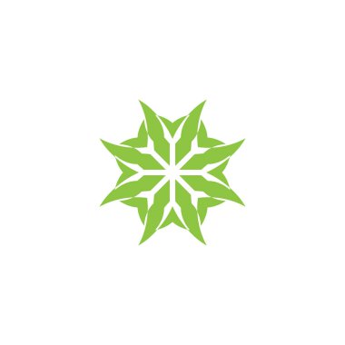 Köşeleri sivri olan vektör simgesi