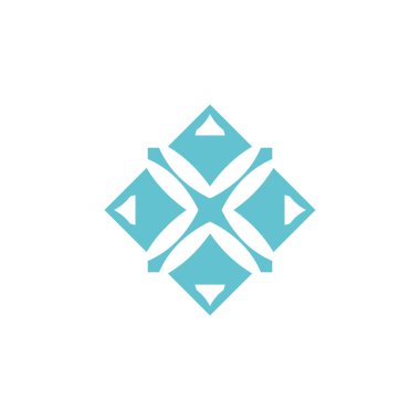 Köşeleri sivri olan vektör simgesi