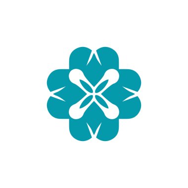 Köşeleri sivri olan vektör simgesi