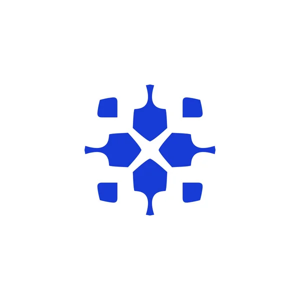 Premium Monogram Logo Luxe Lijn Logotype Universeel Symbool Pictogram Vector — Stockvector