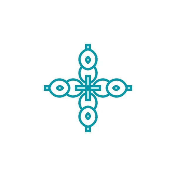 Premium Monogramm Logo Luxus Linie Logo Universelles Symbol Symbol Vektor — Stockvektor