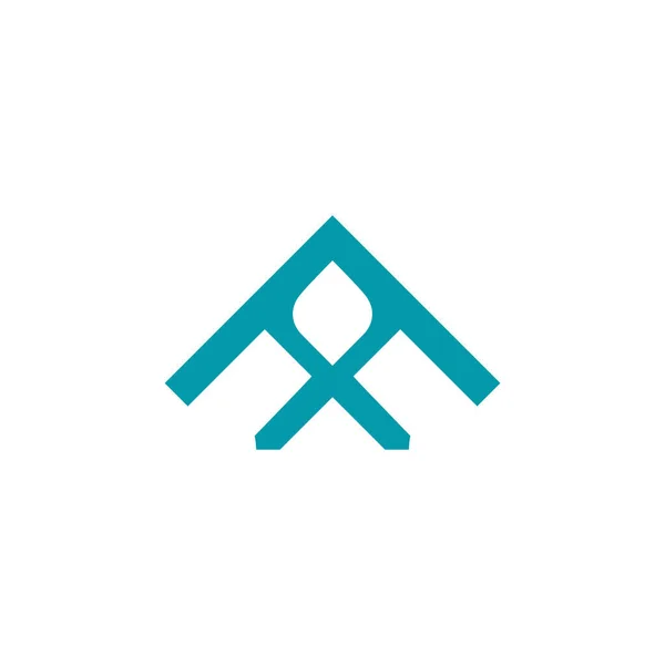 Logo Simple Pegadizo Moderno Diseño Plano Minimalista Estilo — Vector de stock