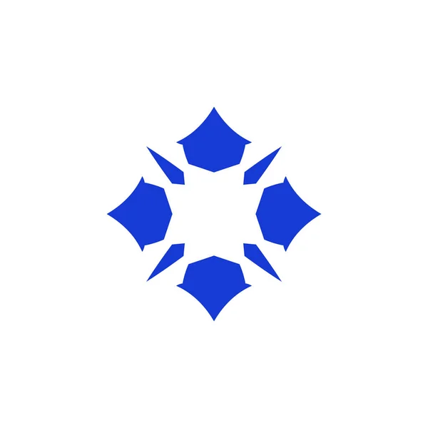 Vektor Symbol Ecken Glückssymbol Gute Taten Logo — Stockvektor