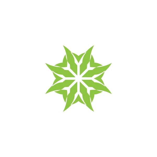 Векторная Иконка Простой Логотип Заостренными Углами — стоковый вектор
