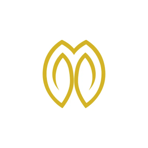 Ikon Vektor Logo Sederhana Dengan Sudut Runcing - Stok Vektor