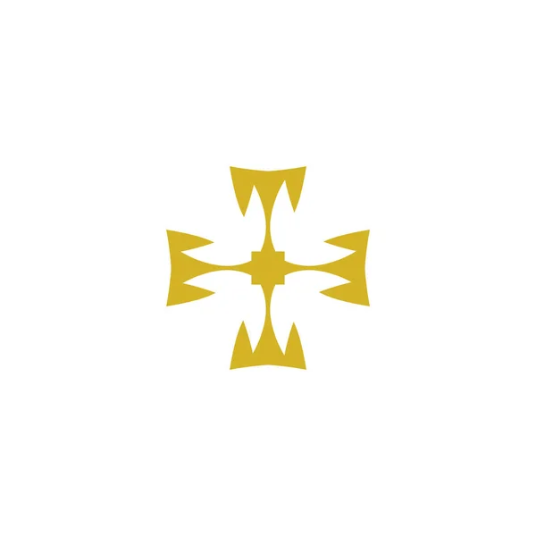尖った角を持つベクトルアイコンシンプルなロゴ — ストックベクタ