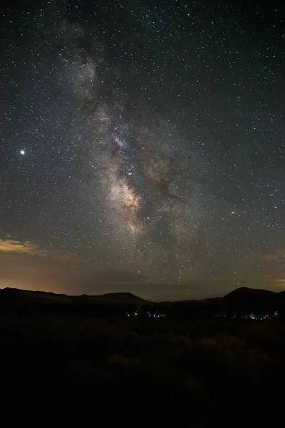 Milky Way in the middle of the desert