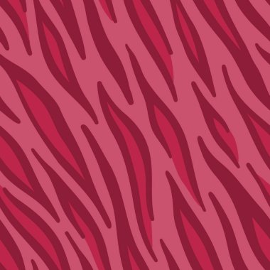 2023 yılının renklerinde kusursuz desenli hayvan kaplanı derisi olan vektör deseni.