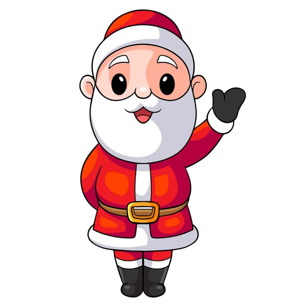 Мультфильм Симпатичный Санта Клаус — стоковый вектор