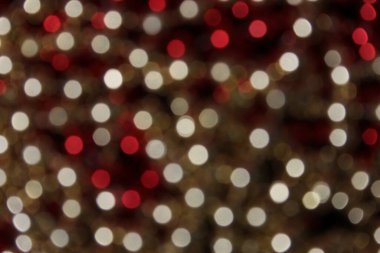 Özet Bulanık Arkaplan Kırmızı ve Altın Bokeh