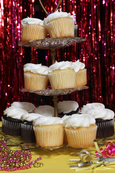 Cupcakes White Icing Table Party Event — Stock Photo, Image