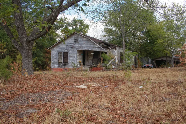 Abandonado Farmhouse Localizado Rural East Texas Tyler Texas Imagem De Stock