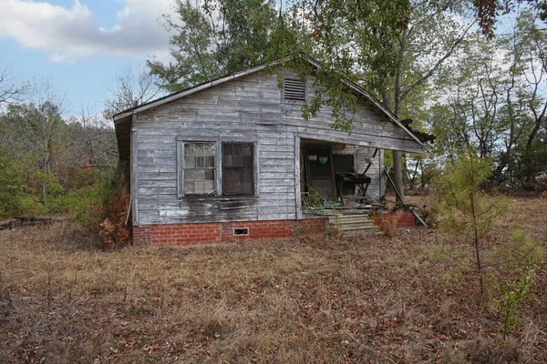 Casa Rural Abandonada Ubicada Este Rural Texas Tyler Texas — Foto de Stock