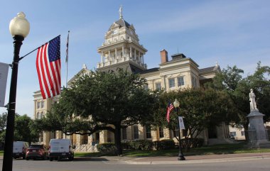 Belton, TX - 7 Haziran 2023: Historic Bell County Adliyesi Belton, Teksas