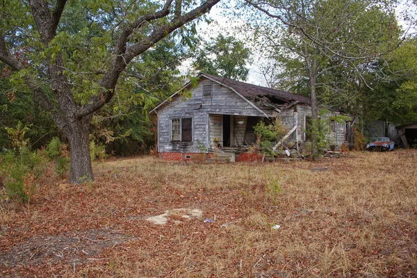 Abandonado Farmhouse Localizado Rural East Texas Tyler Texas — Fotografia de Stock