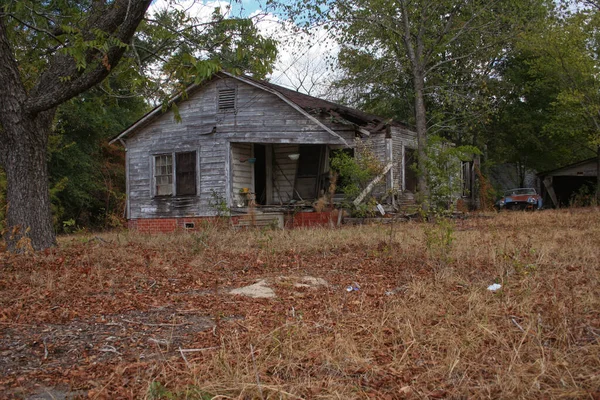 Abandonado Farmhouse Localizado Rural East Texas Tyler Texas — Fotografia de Stock